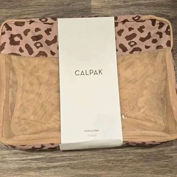 Calpak packing cubes blush shop